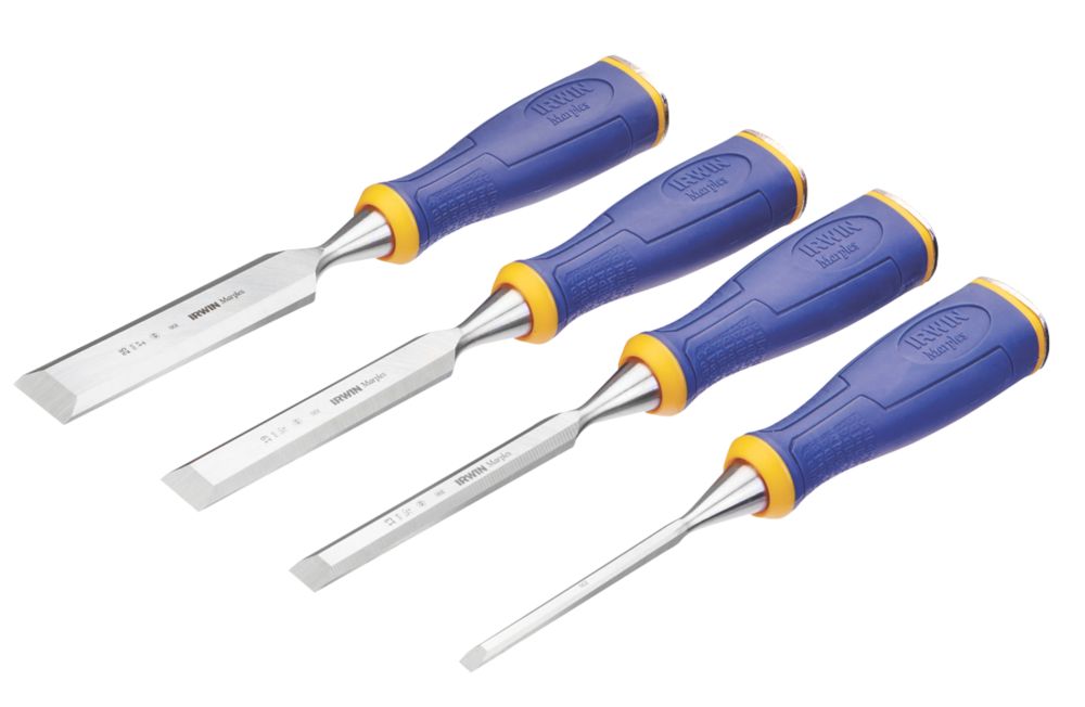 4 ciseaux à bois biseautés Irwin Marples