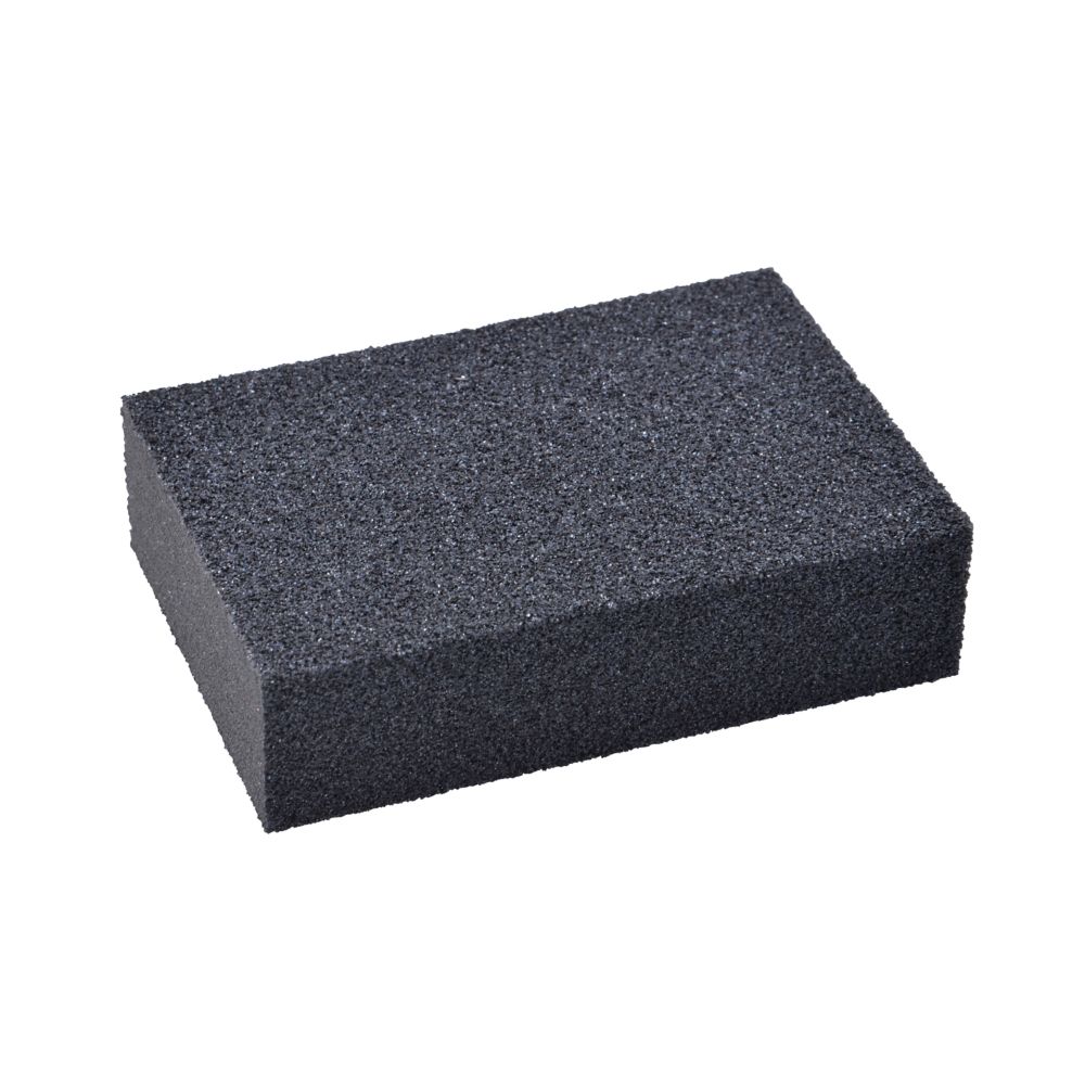 Éponge abrasive 68 x 100mm grain 80/120