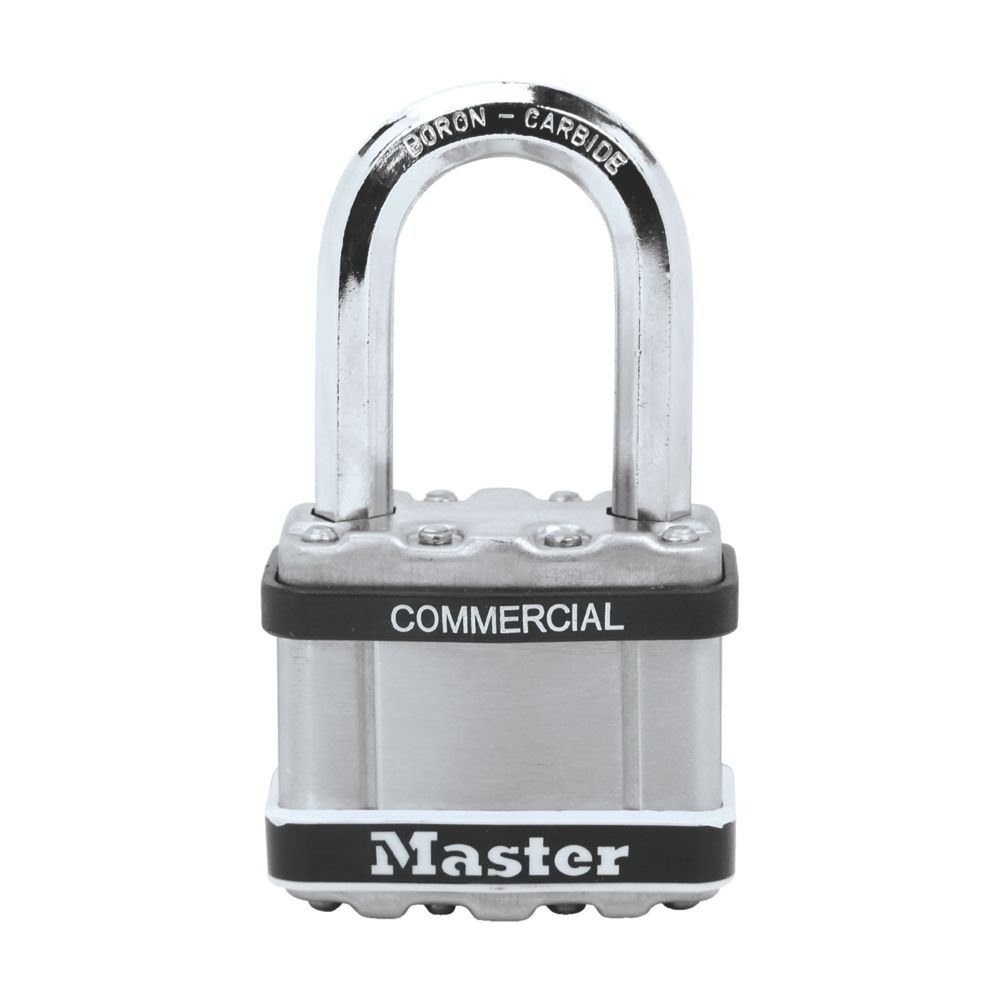 Cadenas à anse longue résistant aux intempéries en acier laminé Excell Master Lock 51mm 