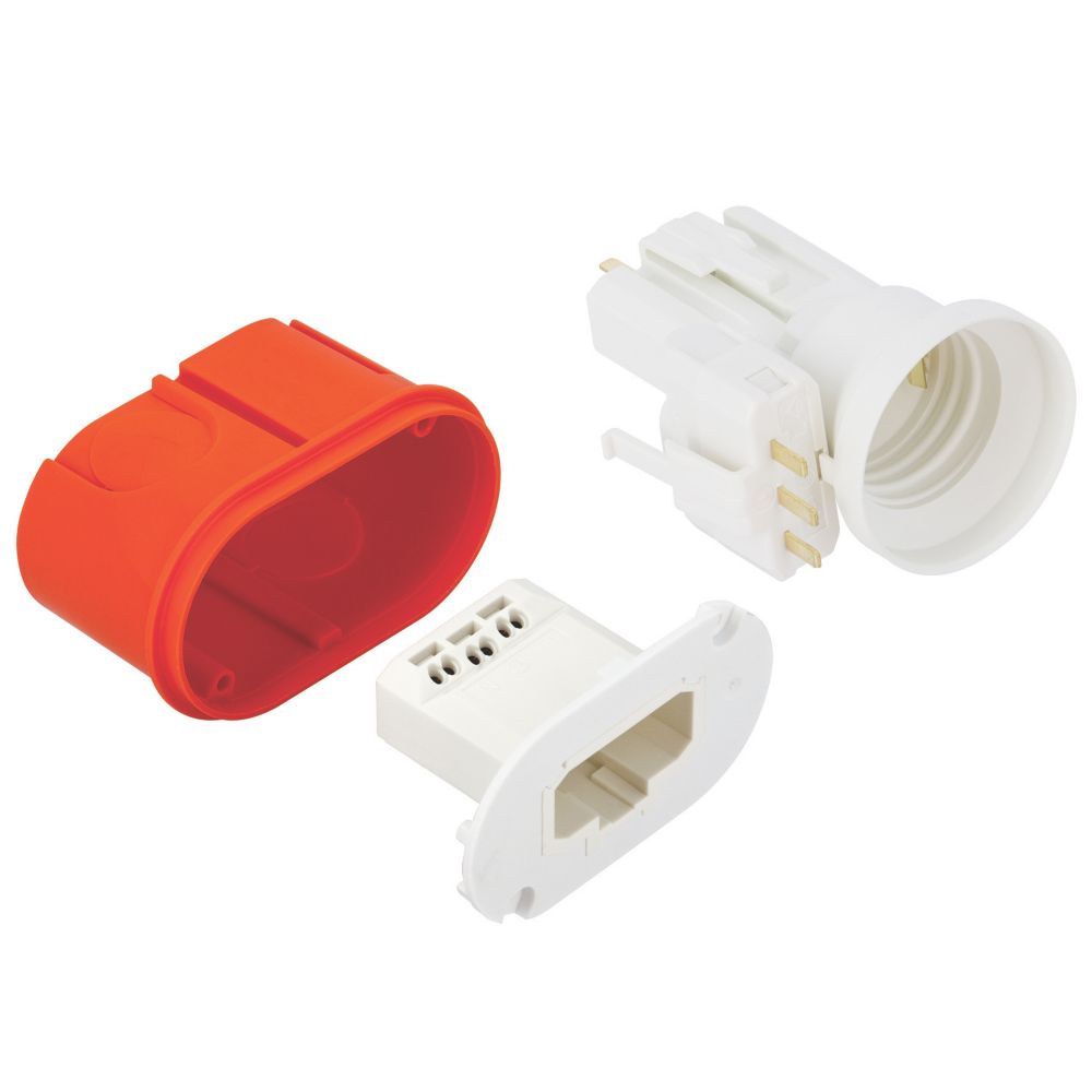 Kit de lampe murale revêtement sec Capri 1 module et prise DCL