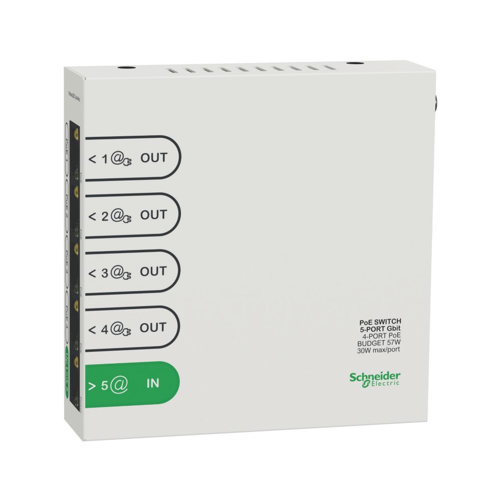 Commutateur Ethernet 5 ports Schneider Electric R9H5SWP57 blanc