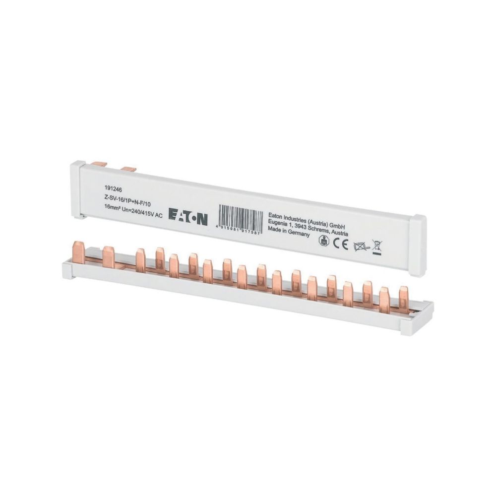 Peigne horizontale 10 modules Eaton 177mm 