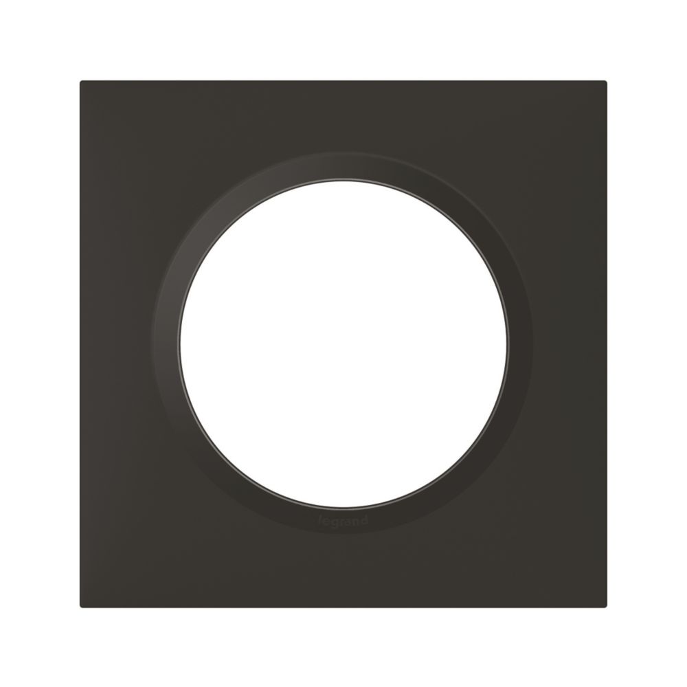 Obturateur à montage en saillie 1 module Legrand Dooxie noir 