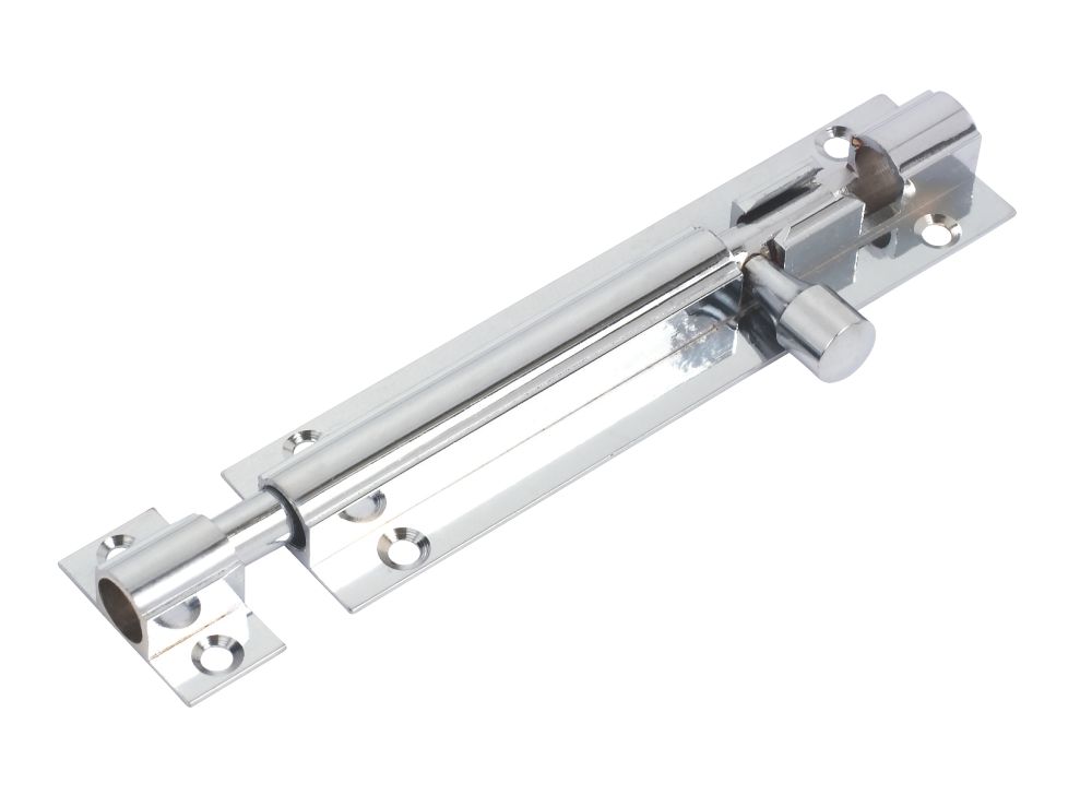  Targette droite chrome poli 102mm 