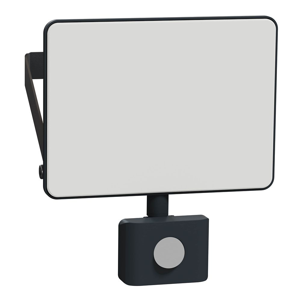 Projecteur extérieur noir Schneider Electric Mureva avec détecteur 4000K IP44 20W 2000lm 