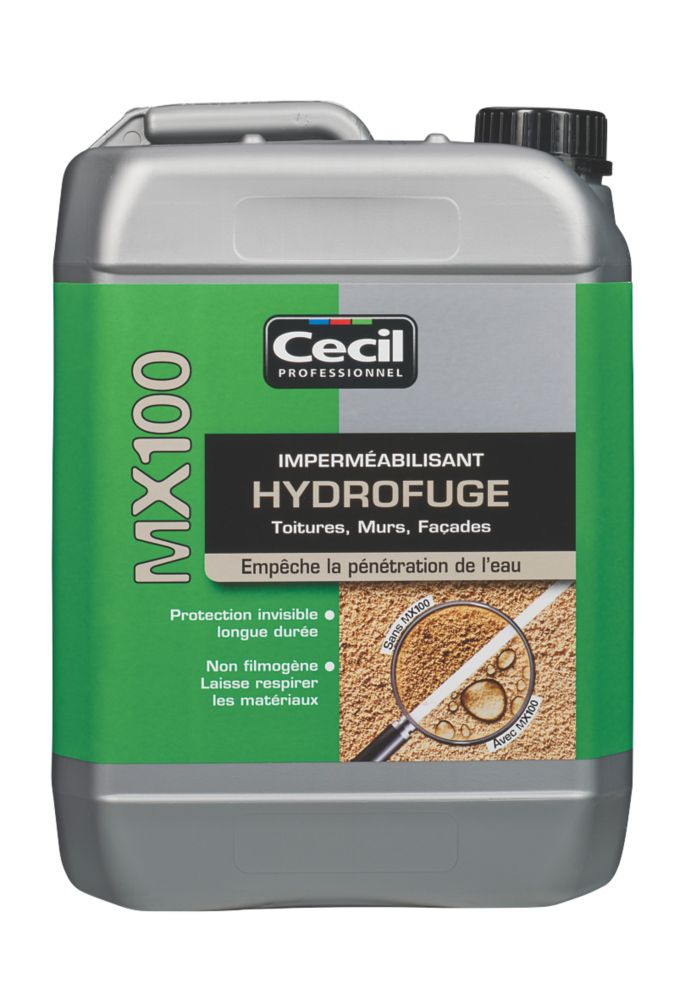 Agent imperméabilisant incolore Cecil Professionnel 5L