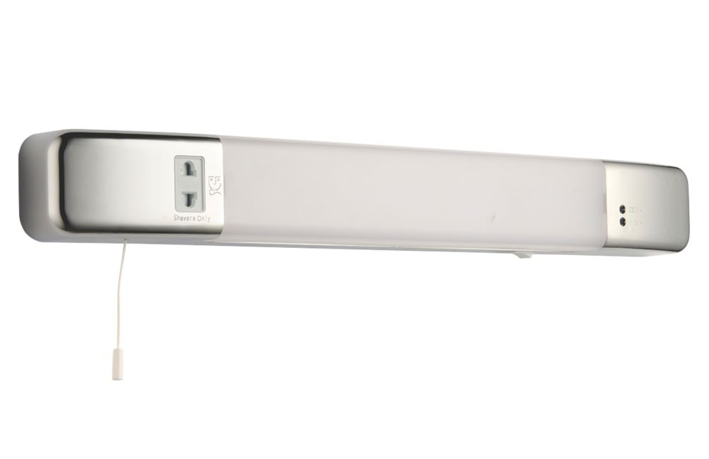 Réglette à LED double tension effet chrome 8W 700lm