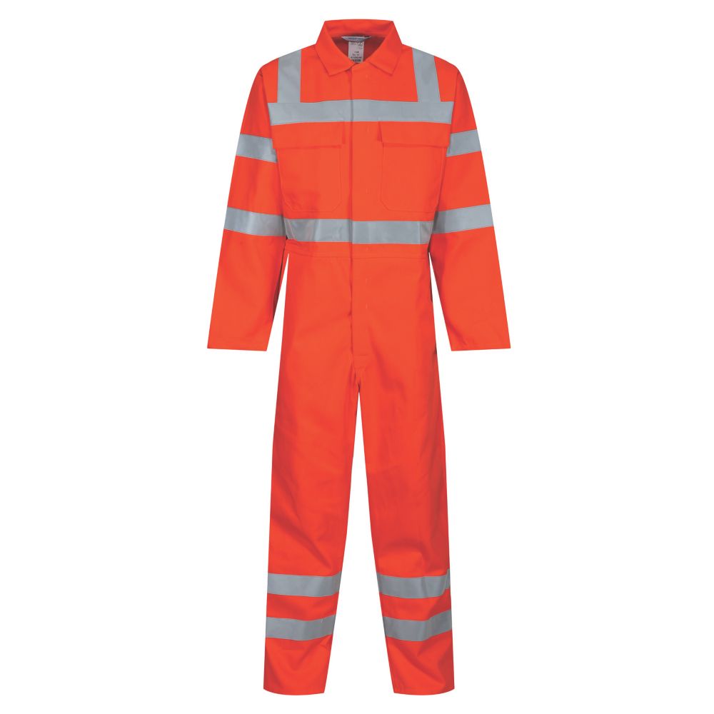Combinaison de travail ignifuge Wearwell orange taille L 
