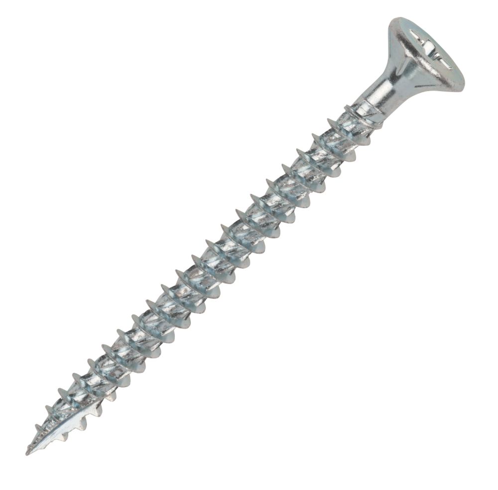 200 vis à bois polyvalentes à tête fraisée PZ Turbo Silver 4 x 30mm