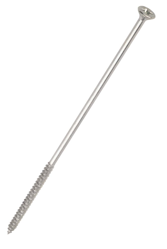 50 vis à bois polyvalentes à tête fraisée PZ Turbo Silver 6 x 120mm