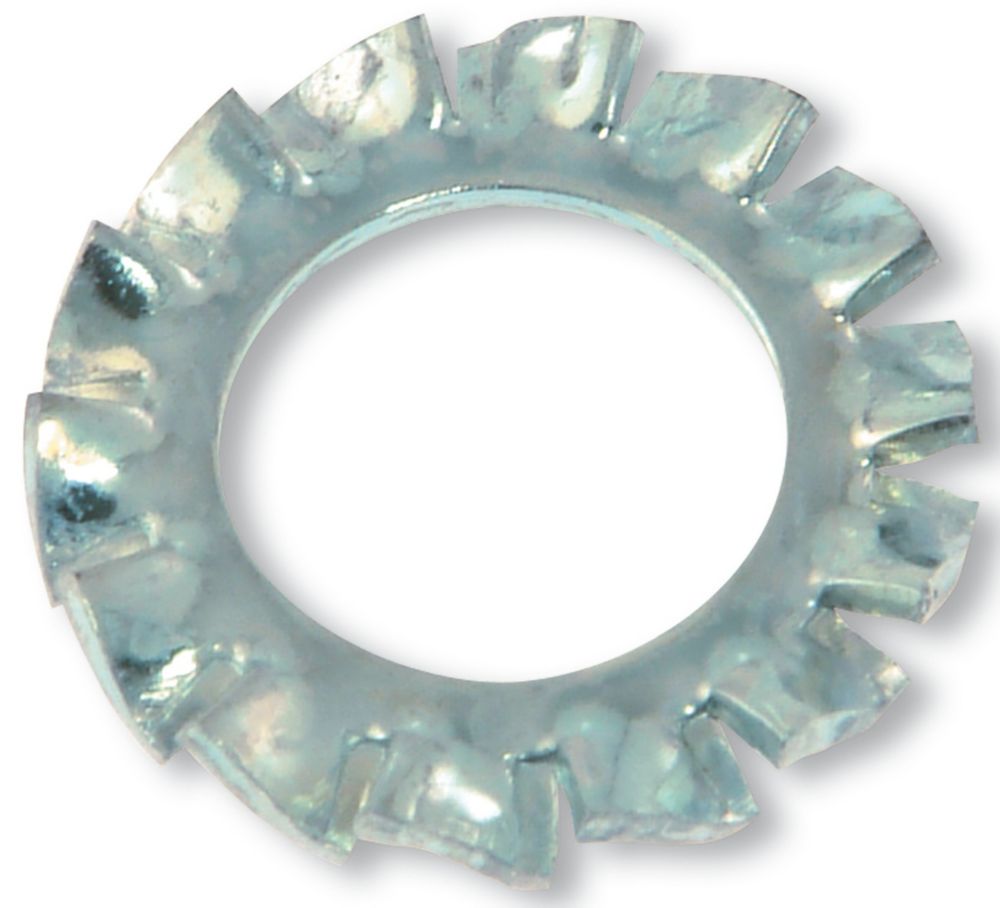100 rondelles dentelées en acier Easyfix M12 x 1mm