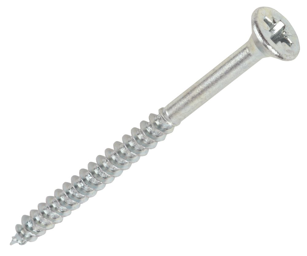 50 vis à bois à double tête fraisée polyvalentes PZ SilverScrew 6 x 140mm