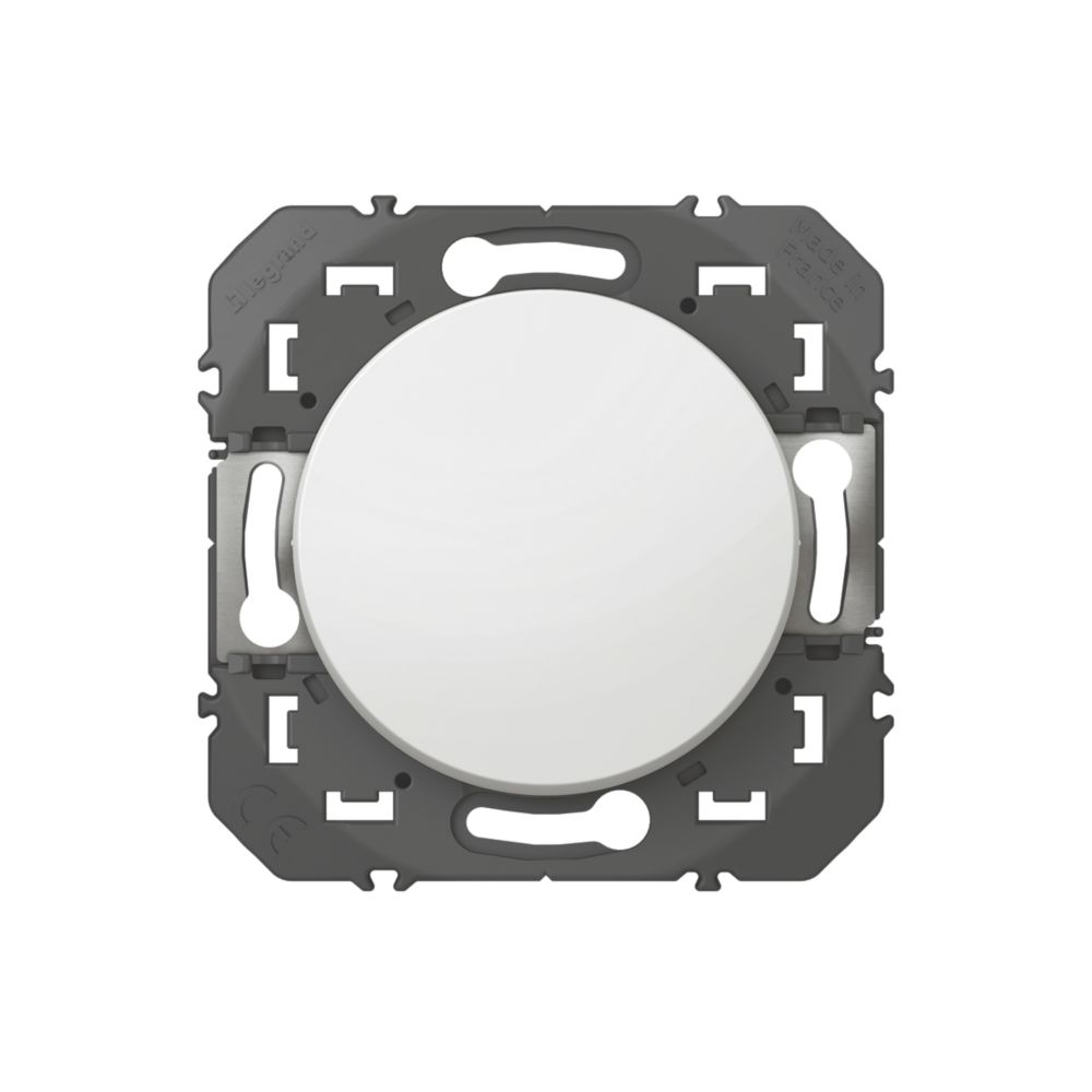 Poussoir/va-et-vient 1 poste blanc Legrand Dooxie