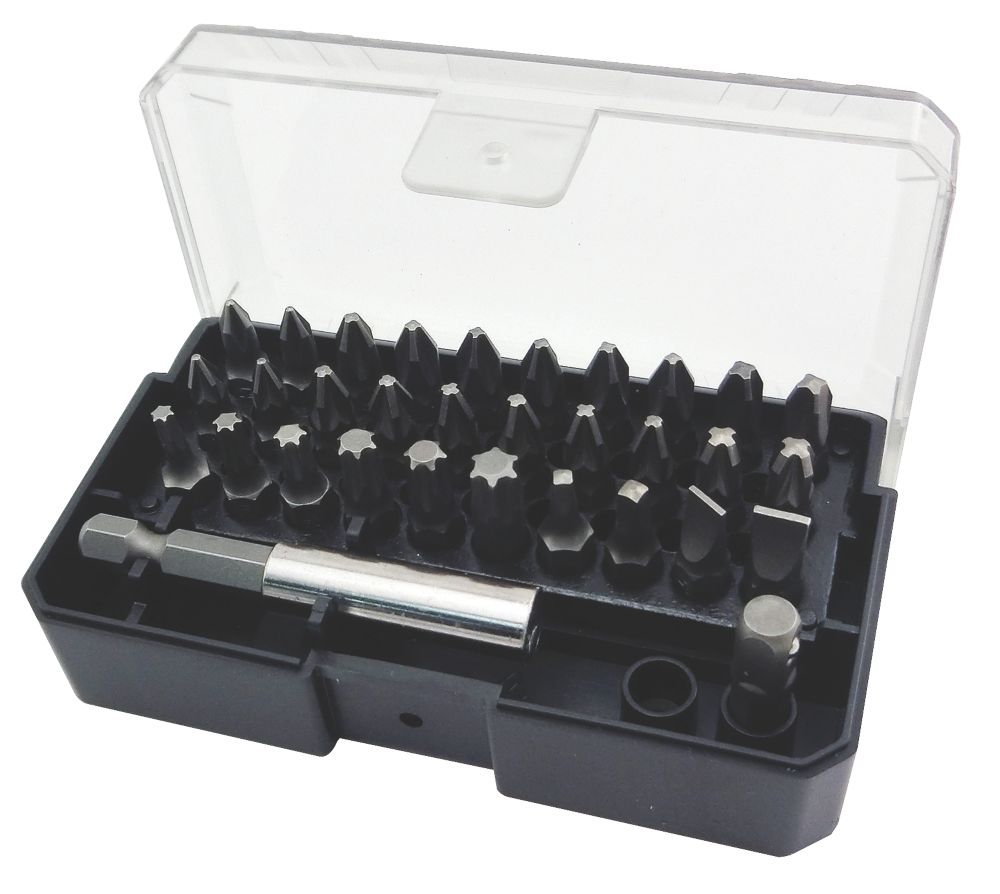 Coffret de 32 embouts de visseuse assortis à queue hexagonale