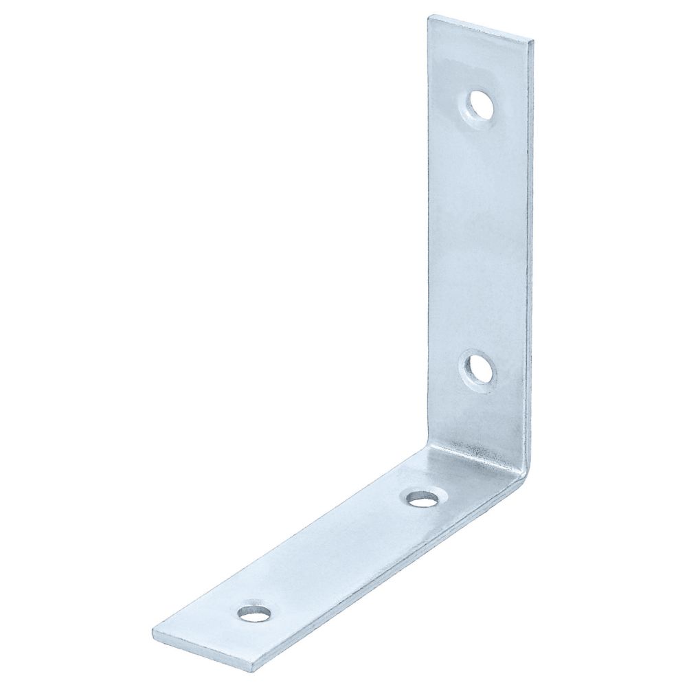 Équerre de fixation galvanisée Suki 18 x 75mm, lot de 50