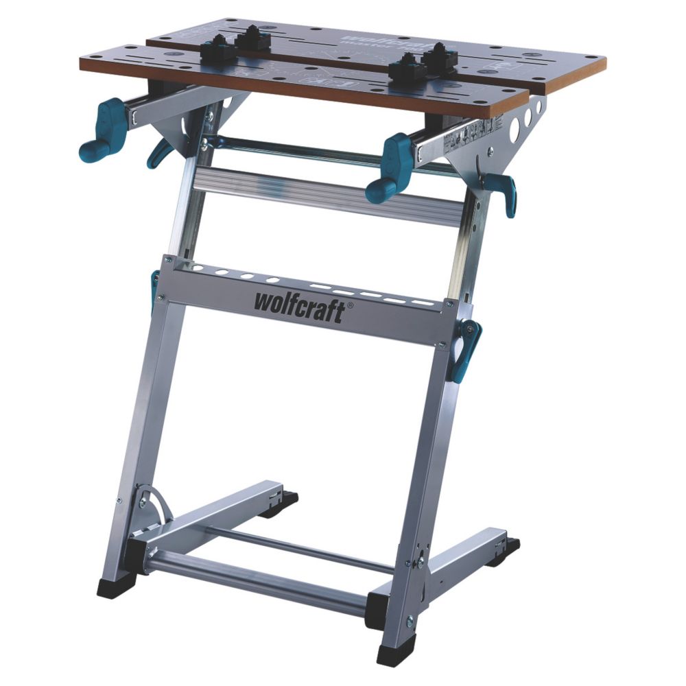 Table de serrage et de support machine Wolfcraft MASTER 700 450mm