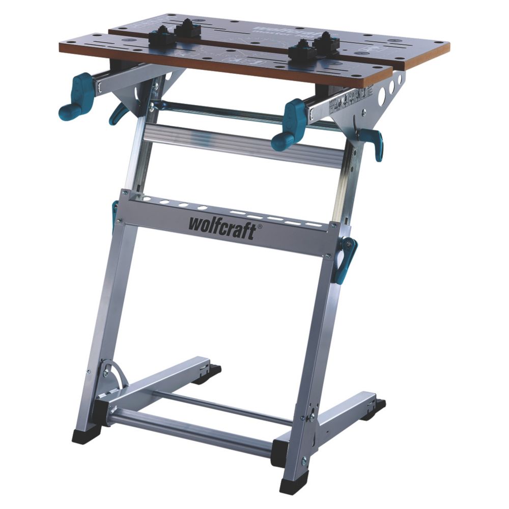 Table de serrage et de support machine Wolfcraft MASTER 700 450mm