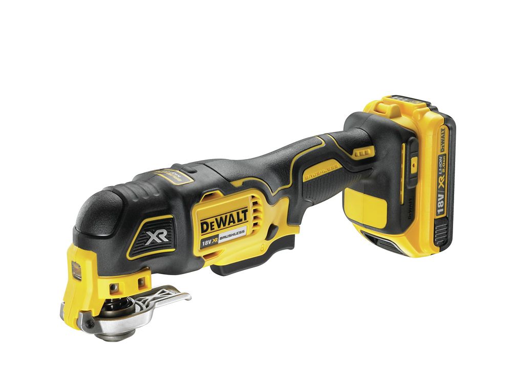 Outil multifonction sans fil brushless DeWalt DCS355D2-QW 18V Li-Ion XR  2,0Ah, Outil multifonction