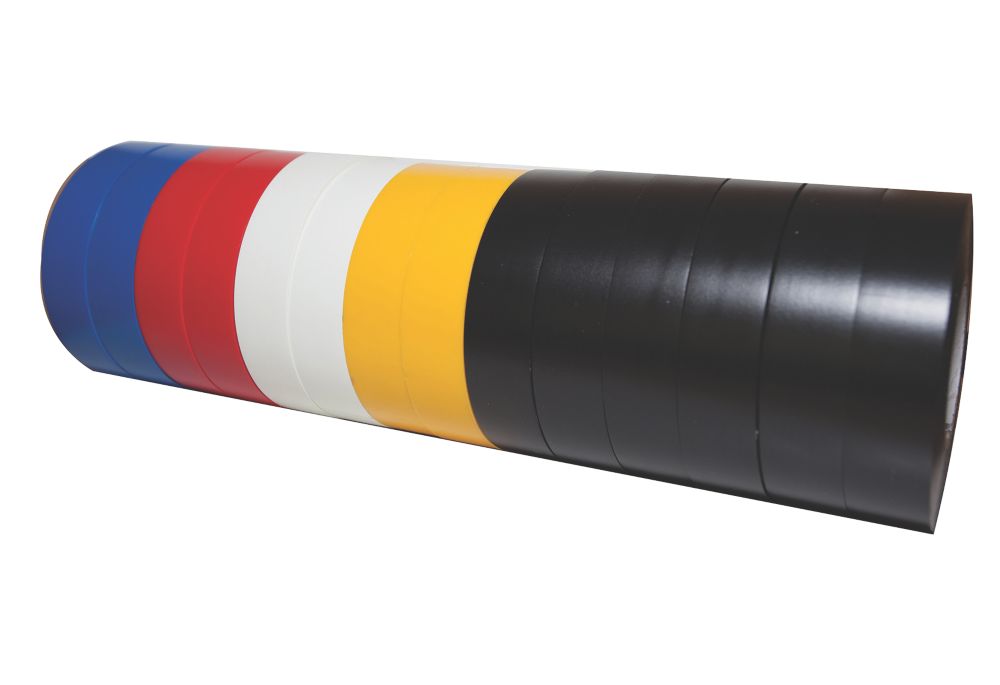 Assortiment de 14 rubans isolants 510 Diall 33m x 19mm