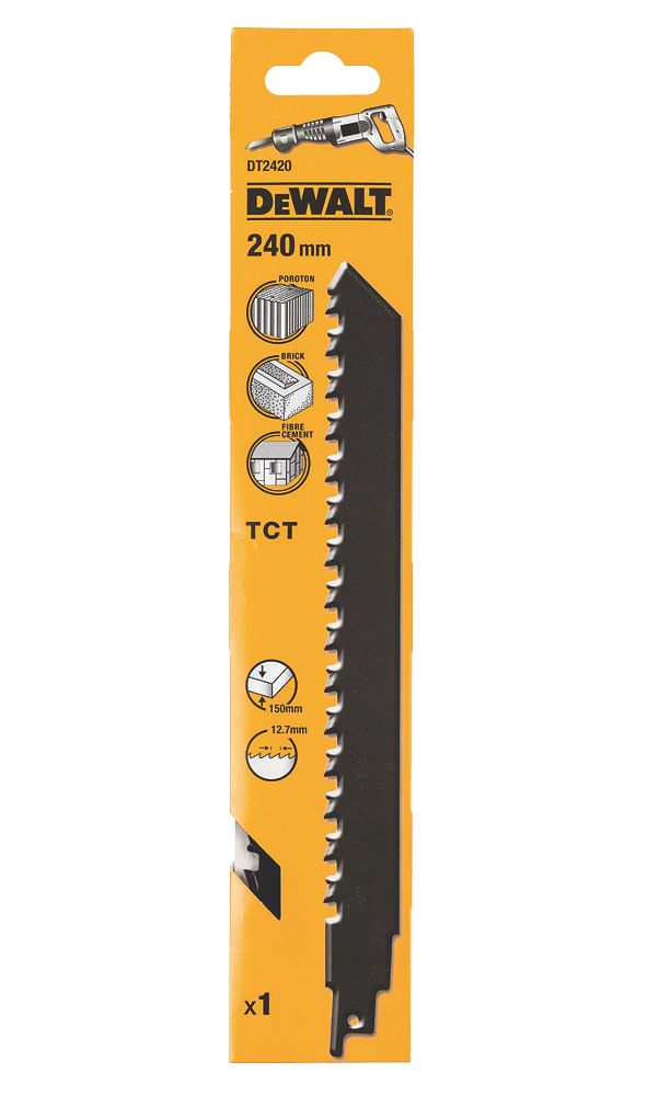 Lame pour scie sabre TCT 240mm DT2420-QZ DeWalt