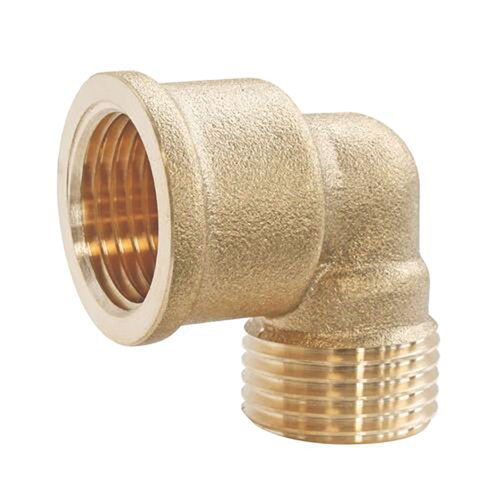 Coude mâle femelle égal à 90° BSP laiton Pronorm 3/4" 2 