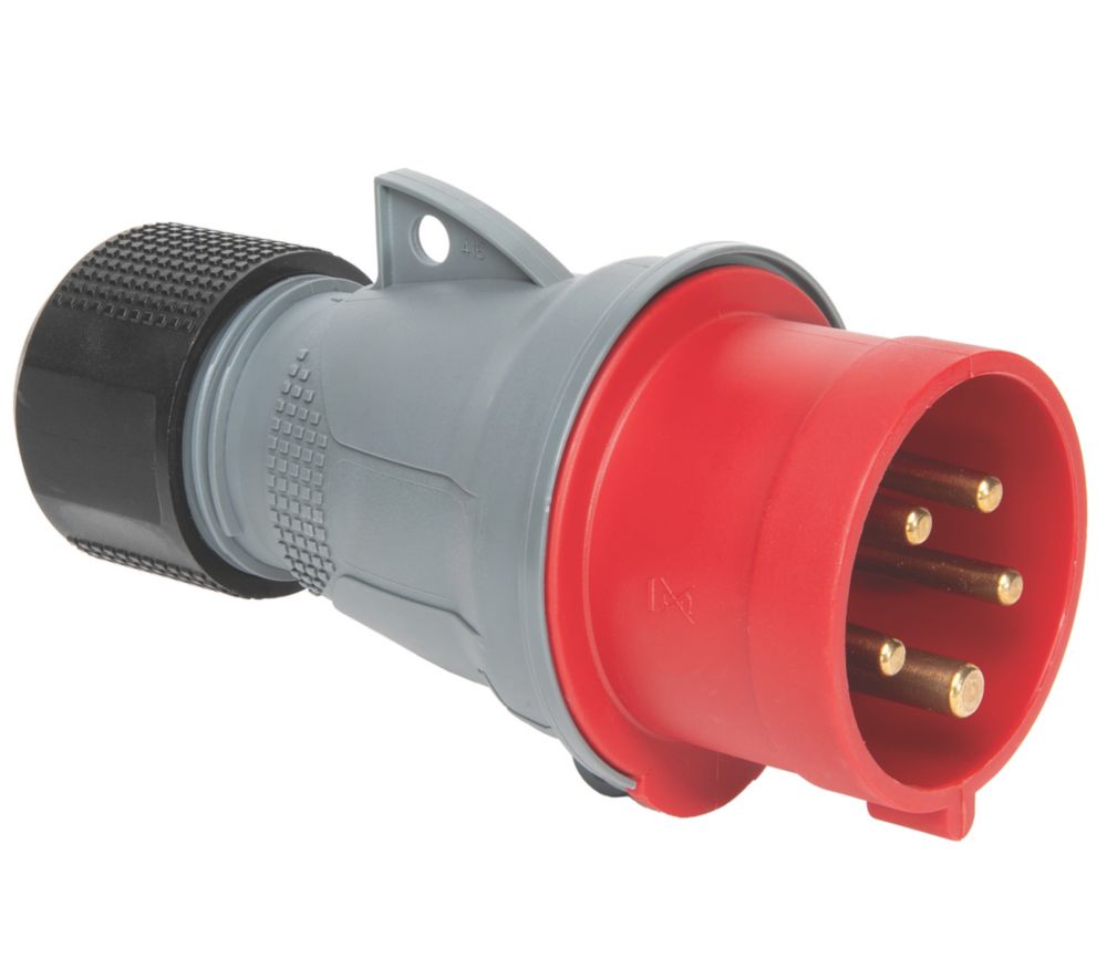 Fiche mobile droite 4P+E 16A 415V Rouge IP44 ABB