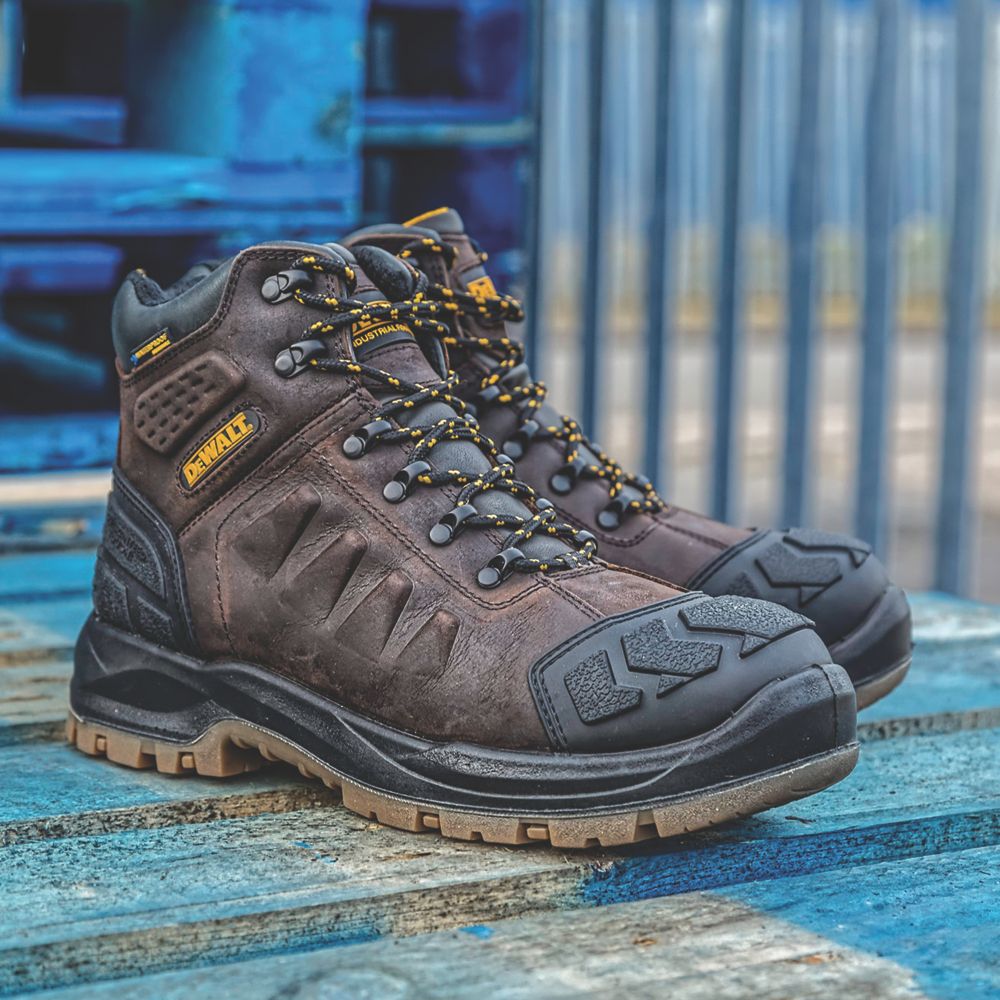 Chaussures de s curit montantes DeWalt Hadley marron taille 46