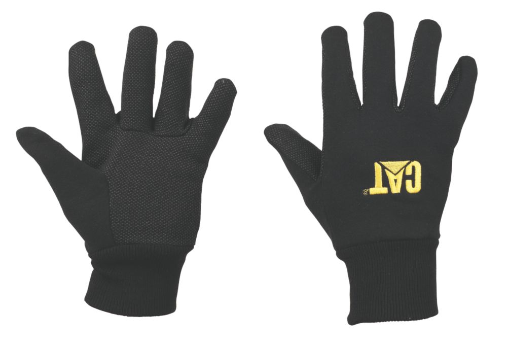 Gants de manutention CAT noirs taille L