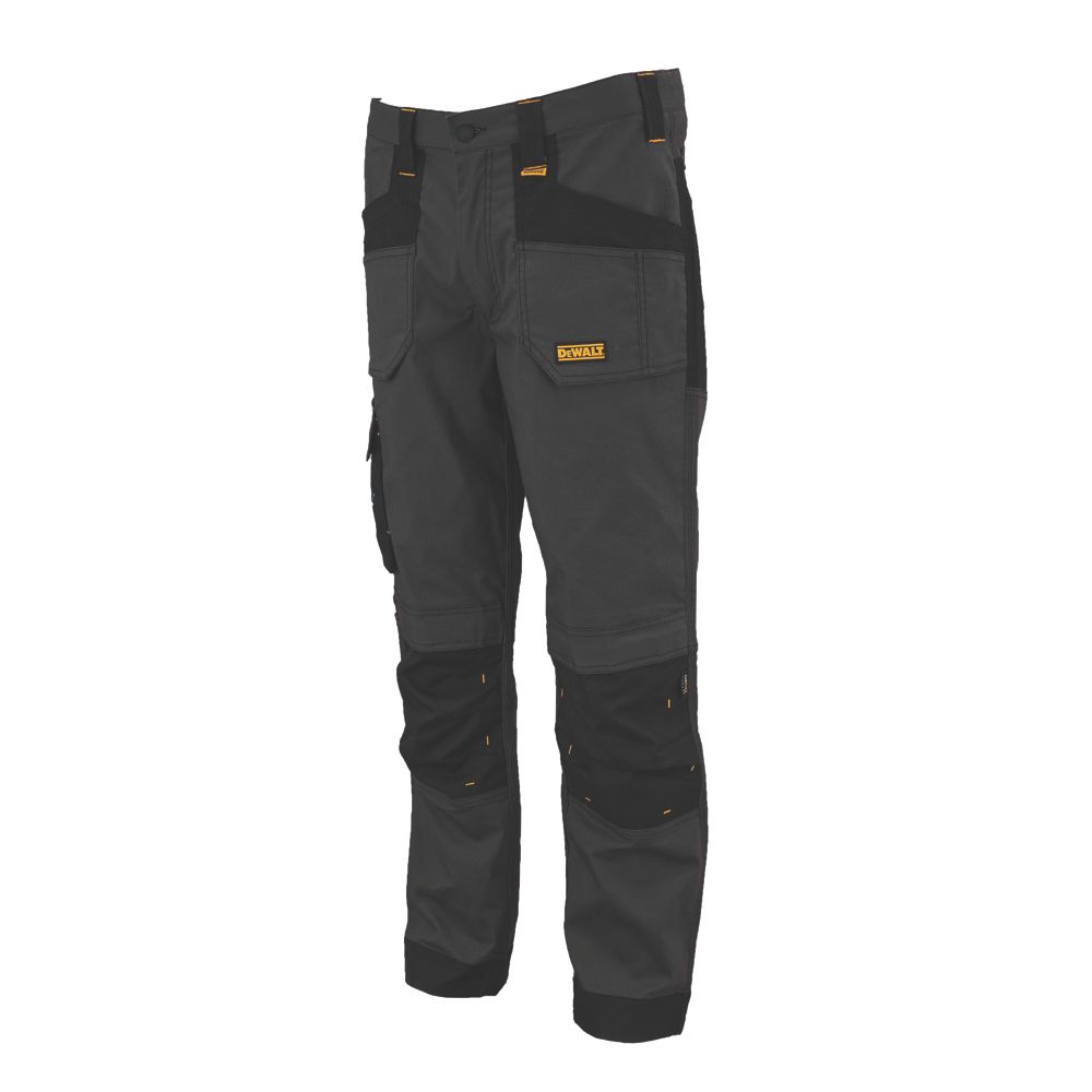 Pantalon de travail DeWalt Cambridge Coolmax, noir/gris, taille 44 longueur 79 cm