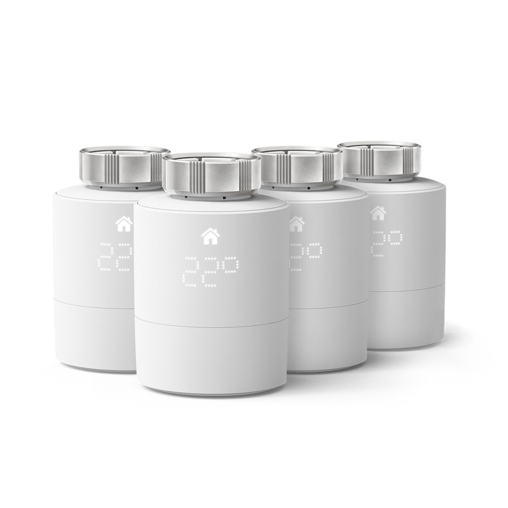 Tête TRV intelligente Tado blanche, lot de 4