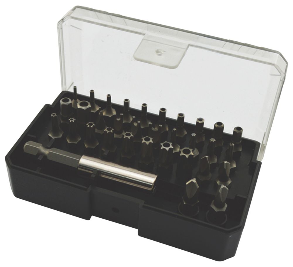 Coffret de 33 embouts de visseuse de sécurité assortis à queue hexagonale
