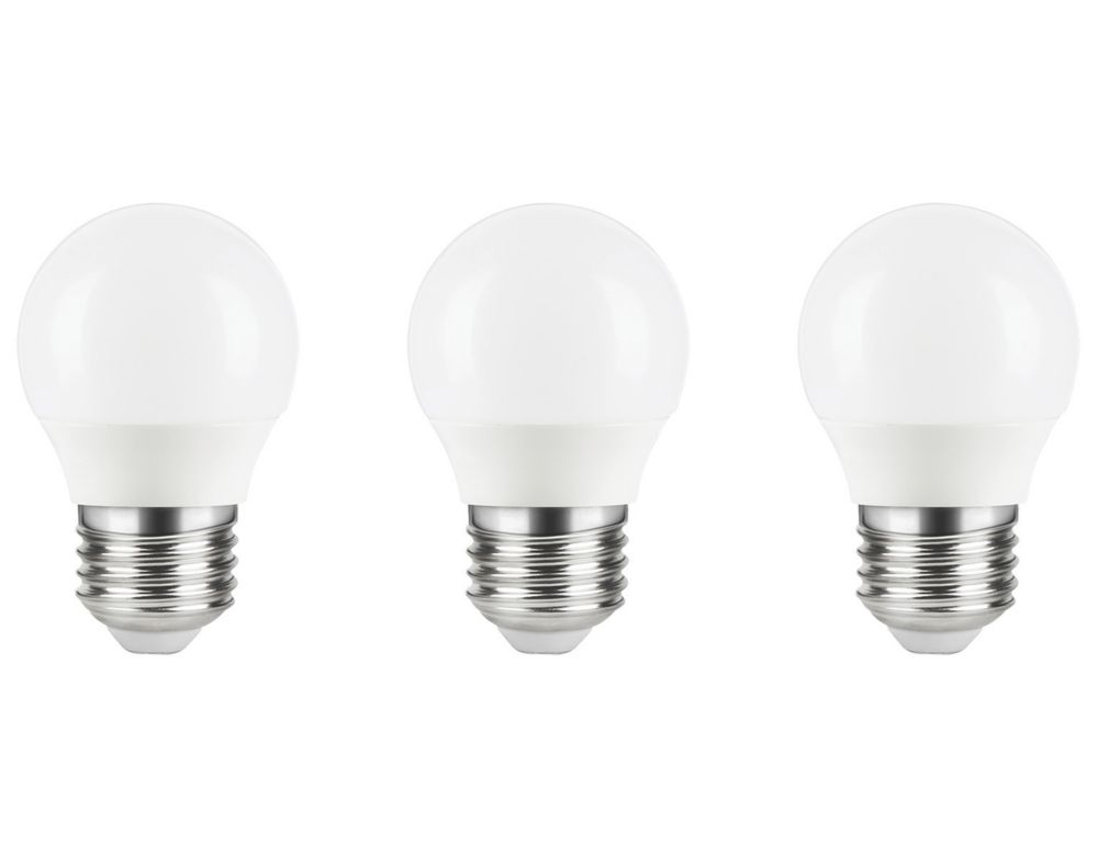 Lot de 3 ampoules LED mini globe LAP E27 470lm 4,2W