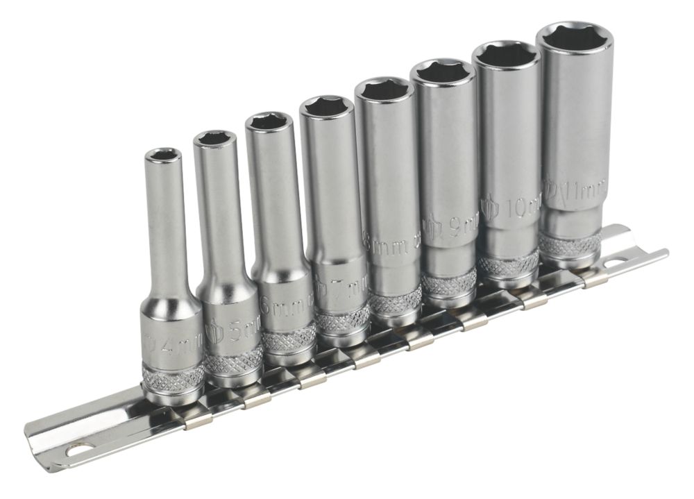 Rail de 8 douilles longues Magnusson 1/4"