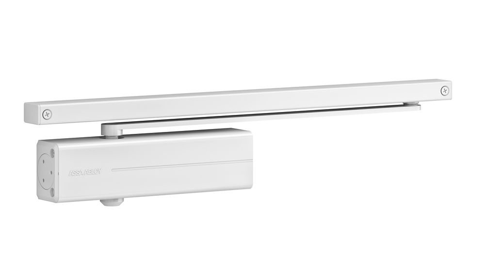 Ferme Porte DC135 ASSA ABLOY à bras coulisse force 3, Blanc