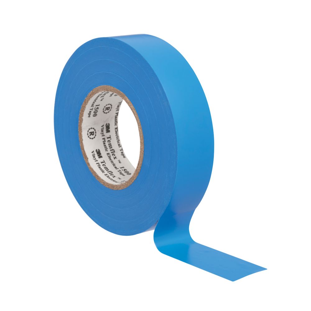 Ruban isolant 3M Temflex bleu 25m x 19mm
