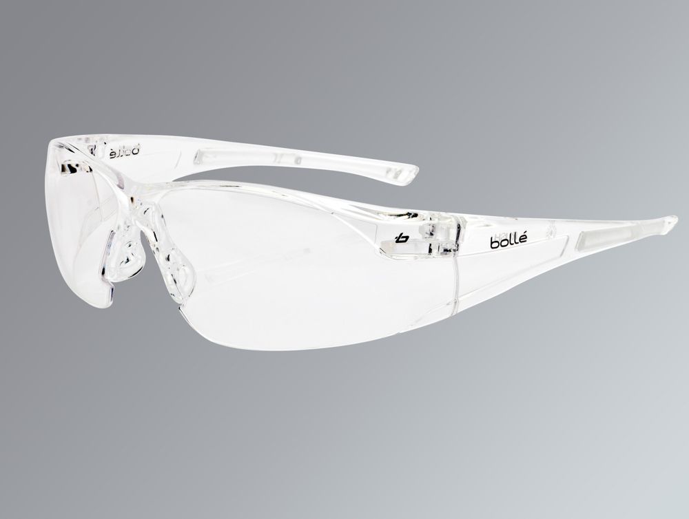 Lunettes de sécurité incolores anti-rayures anti-buée Bollé Safety Rush RUSHPSI