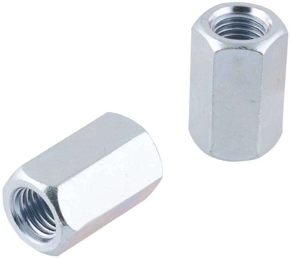 10 écrous de jonction pour tiges filetées en acier au carbone Easyfix M20