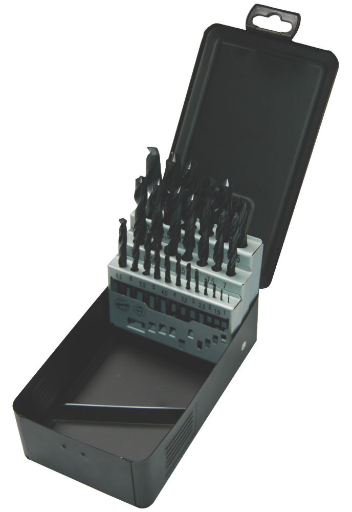  Ensemble de 25 forets à métaux à tige droite Milwaukee