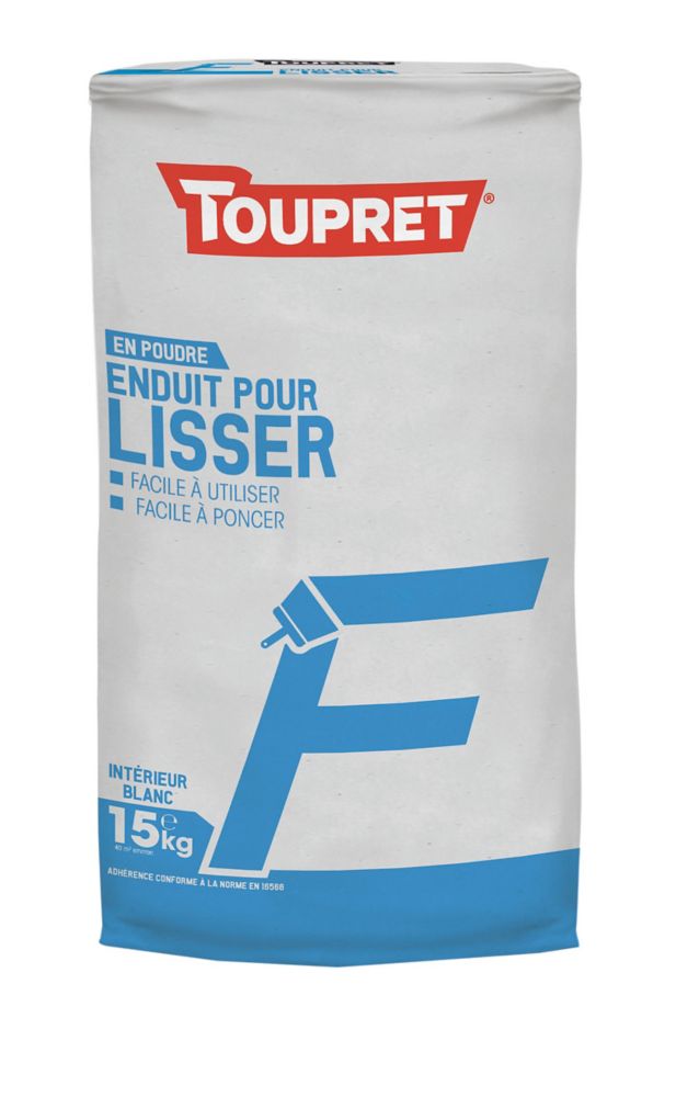 Enduit en poudre pour surface fine Toupret 15kg