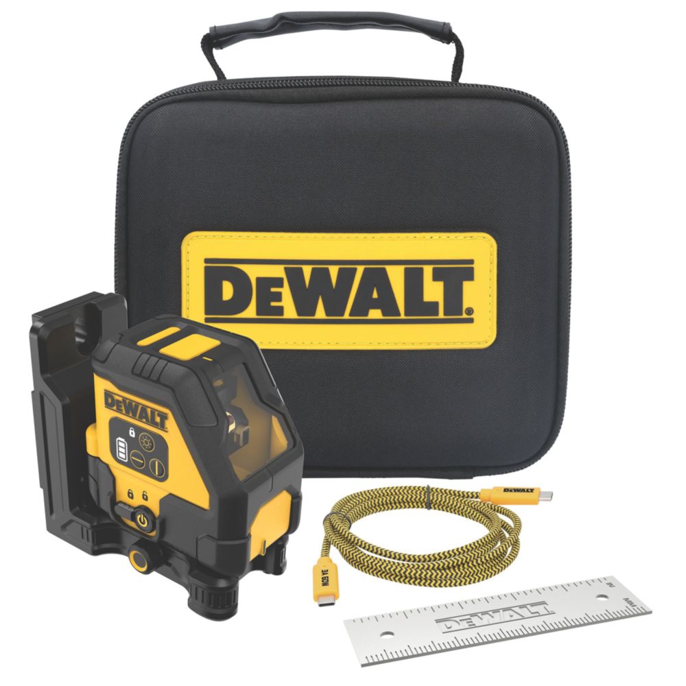  Niveau laser USB en croix à mise à niveau automatique rouge DEWALT DCLE14201RB-XJ