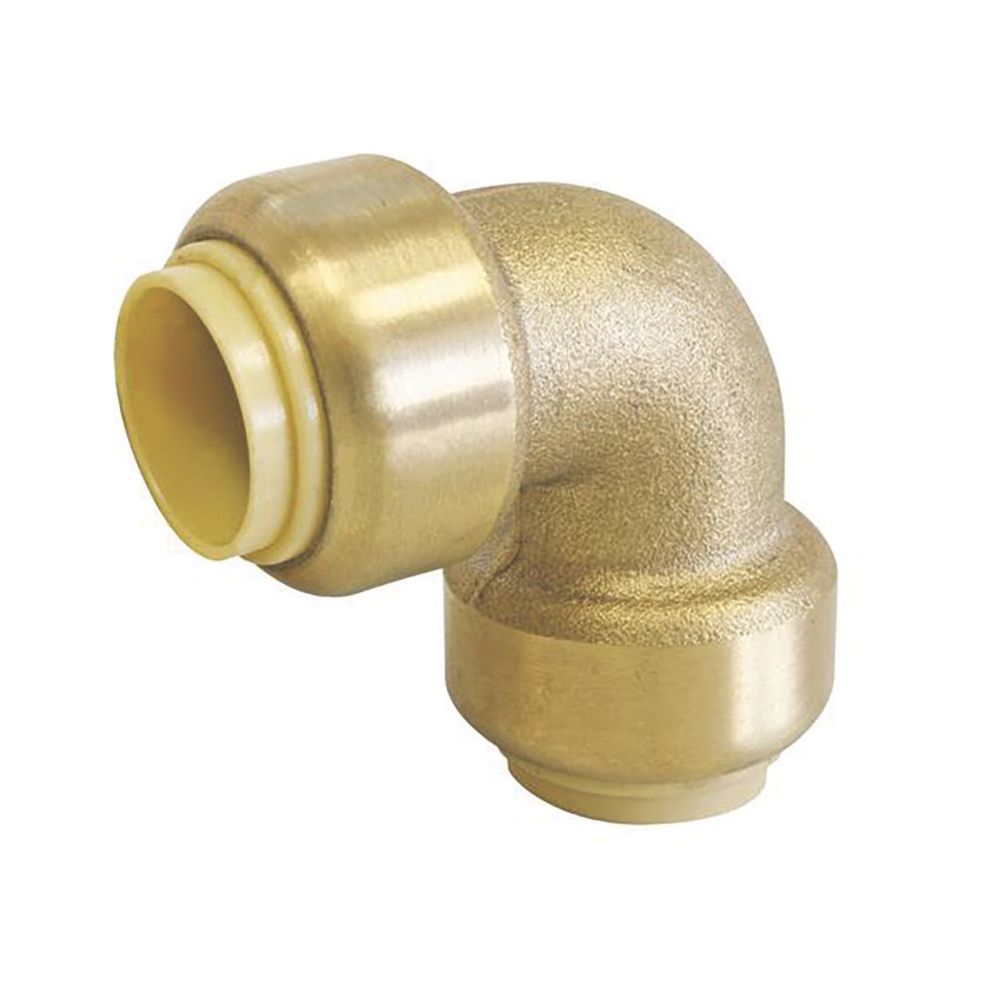 Raccord coudé à 90° égal à emboîter en laiton Somatherm 14mm 