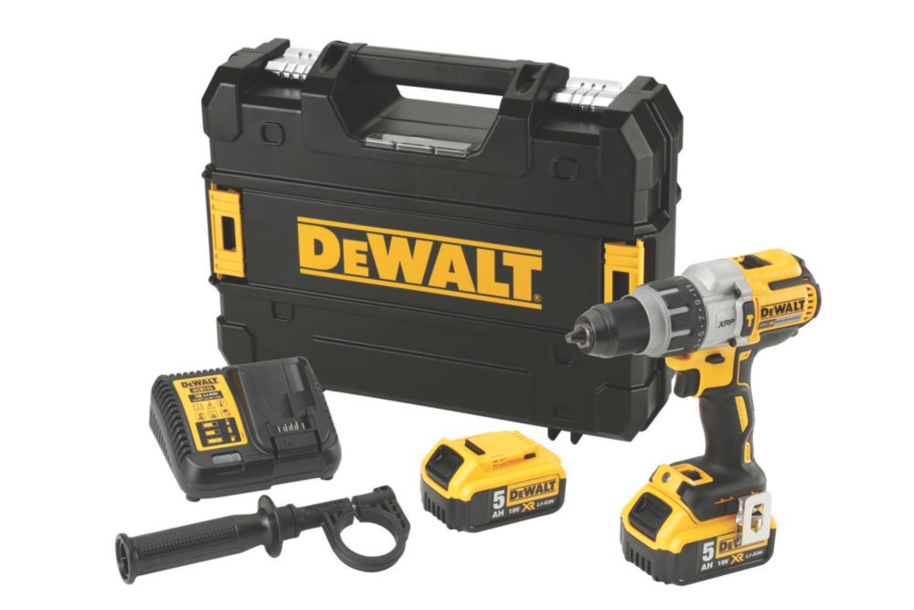 Perceuse visseuse à percussion sans fil brushless DeWalt DCD996P2-QW XR Li-Ion 18V 5,0Ah