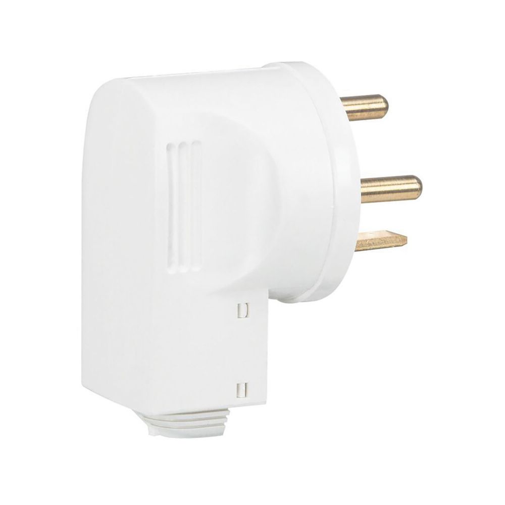 Prise blanche 3P+T 20A avec sortie latérale, Legrand