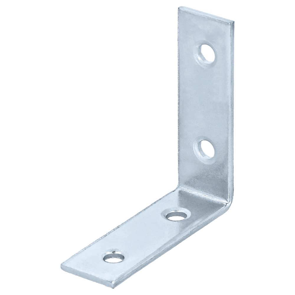 Équerre de fixation galvanisée Suki 15 x 50mm, lot de 50