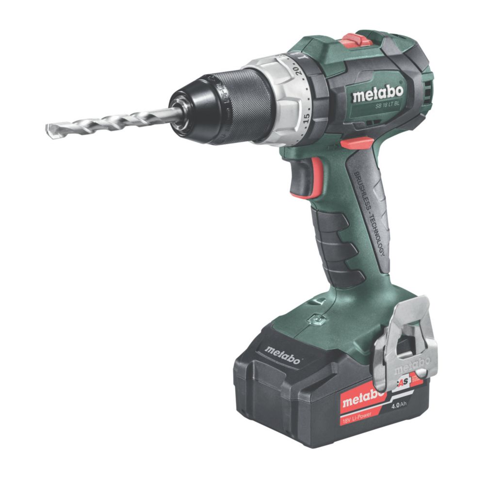 Perceuse à percussion sans fil brushless Metabo SB 18 LT BL 18V 2x4.0Ah Li-Ion CAS