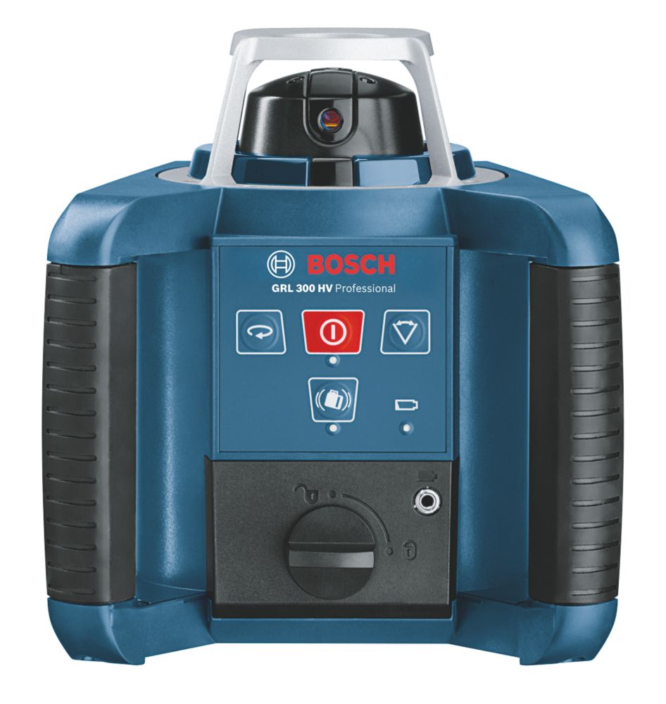 Niveau laser rotatif à mise à niveau automatique rouge GRL300HV Bosch avec récepteur