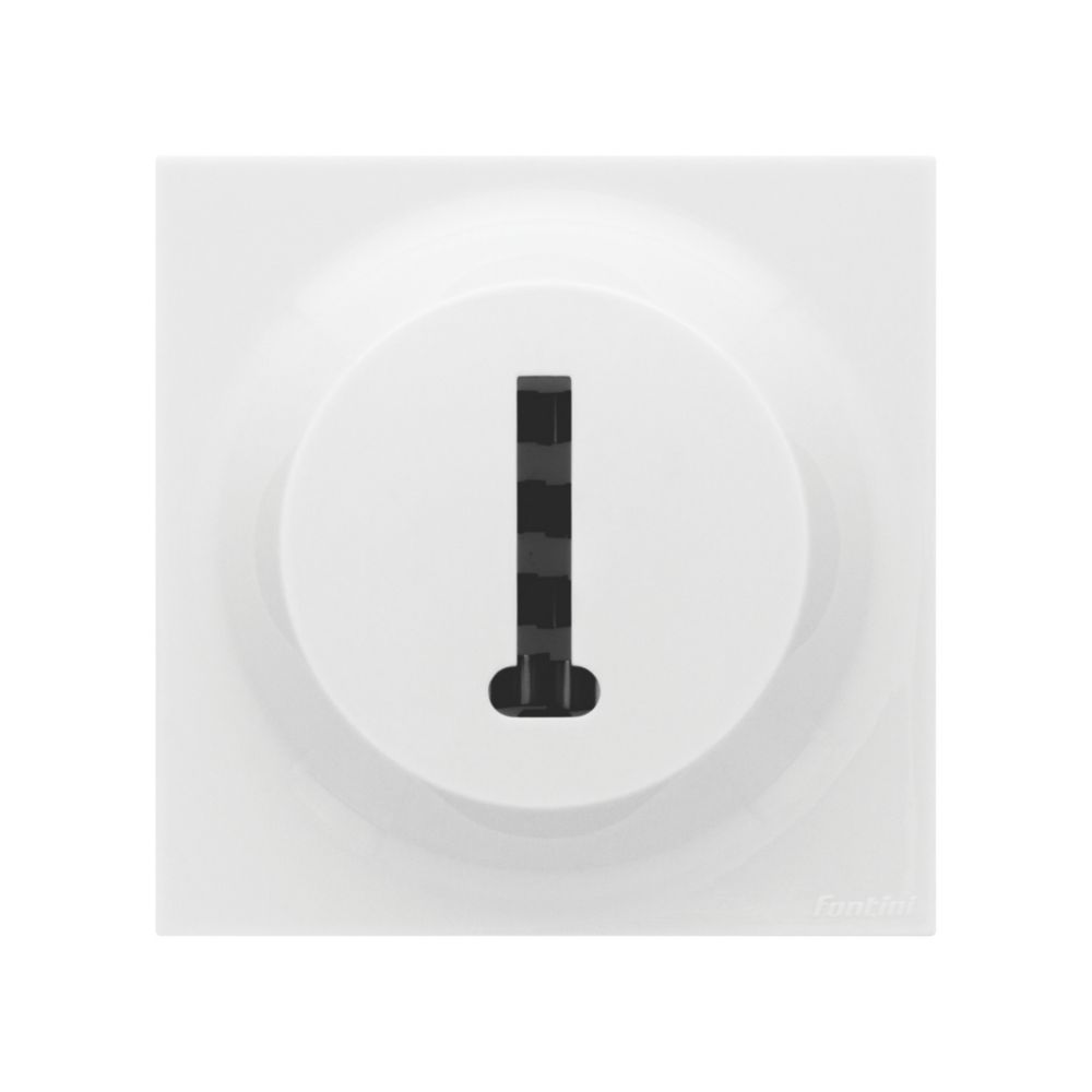 Prise téléphone blanc 1 poste Fontini Neo Evo
