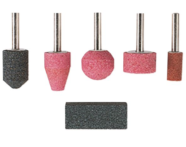 5 meules pour perceuse et pierre de finition Wolfcraft 