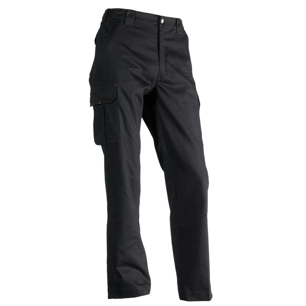 Pantalon de travail à poches Odin Herock, noir, taille 42, longueur 81 cm