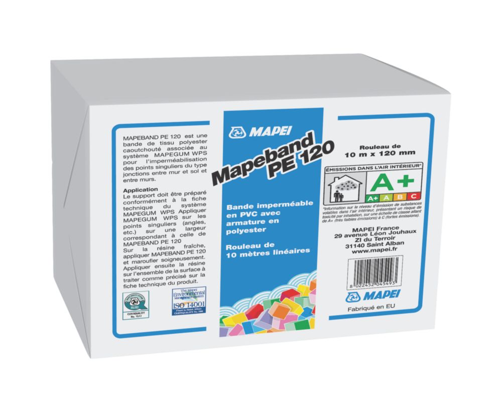 Seau de bande de renfort Mapei bleu 110cm mm x 110x110x140mm 1 